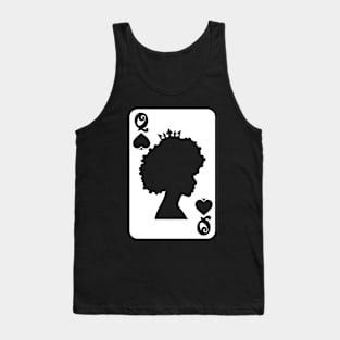 Black queen card Tank Top